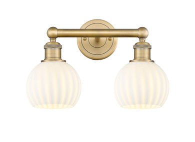 Bathroom Fixtures Two Lights by Innovations ( 405 | 616-2W-BB-G1217-6WV Edison ) 