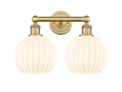 Bathroom Fixtures Two Lights by Innovations ( 405 | 616-2W-BB-G1217-8WV Edison ) 