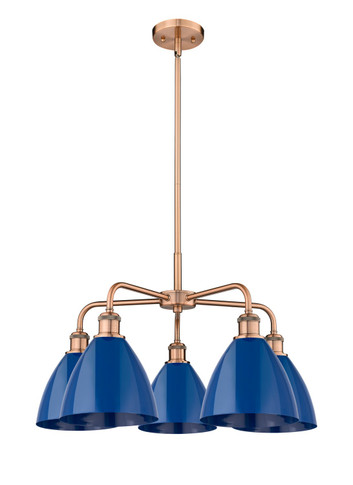Mid. Chandeliers Glass Down by Innovations ( 405 | 516-5CR-AC-MBD-75-BL Ballston ) 