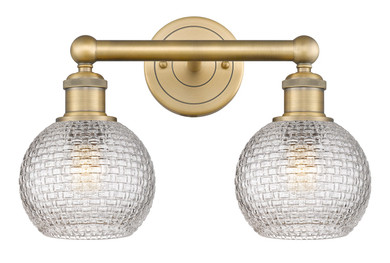 Bathroom Fixtures Two Lights by Innovations ( 405 | 616-2W-BB-G122C-6CL Edison ) 