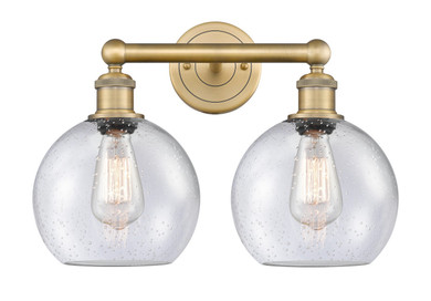 Bathroom Fixtures Two Lights by Innovations ( 405 | 616-2W-BB-G124-8 Edison ) 