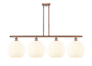 Linear/Island 4 Light + by Innovations ( 405 | 516-4I-AC-G1217-12WV Ballston ) 