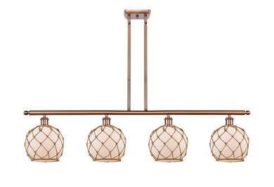 Linear/Island 4 Light + by Innovations ( 405 | 516-4I-AC-G121-8RB-LED Ballston ) 