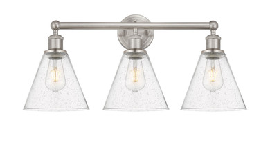 Bathroom Fixtures Three Lights by Innovations ( 405 | 616-3W-SN-GBC-84 Edison ) 
