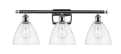 Bathroom Fixtures Three Lights by Innovations ( 405 | 516-3W-PC-GBD-752-LED Ballston ) 