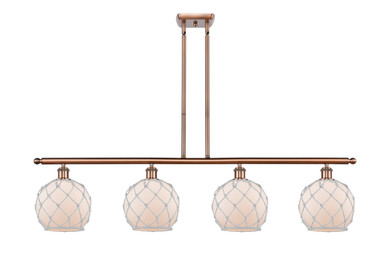 Linear/Island 4 Light + by Innovations ( 405 | 516-4I-AC-G121-8RW Ballston ) 