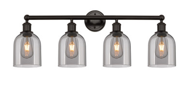 Bathroom Fixtures Four Lights by Innovations ( 405 | 616-4W-OB-G558-6SM Edison ) 
