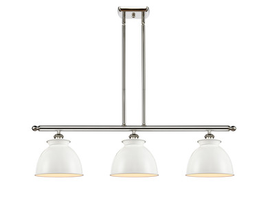 Linear/Island 3 Light Bar by Innovations ( 405 | 516-3I-PN-M14-W-LED Ballston ) 