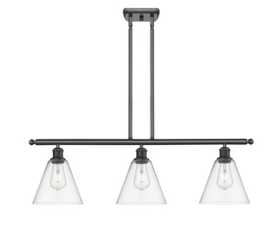 Linear/Island 3 Light Bar by Innovations ( 405 | 516-3I-BK-GBC-82-LED Ballston ) 
