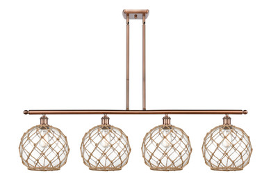 Linear/Island 4 Light + by Innovations ( 405 | 516-4I-AC-G122-10RB-LED Ballston ) 
