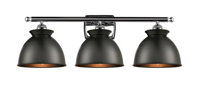 Bathroom Fixtures Three Lights by Innovations ( 405 | 516-3W-PC-M14-BK Ballston ) 