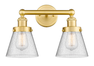 Bathroom Fixtures Two Lights by Innovations ( 405 | 616-2W-SG-G64 Edison ) 