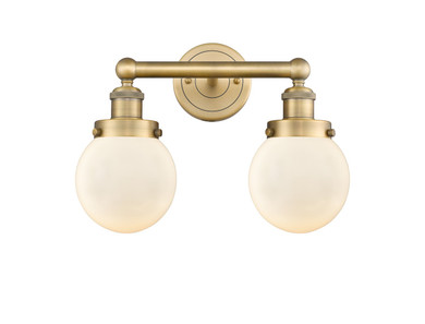 Bathroom Fixtures Two Lights by Innovations ( 405 | 616-2W-BB-G201-6 Edison ) 