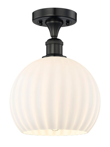 Semi-Flush Mts. Glass Down by Innovations ( 405 | 616-1F-BK-G1217-10WV Edison ) 