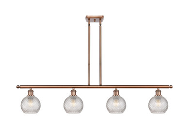 Linear/Island 4 Light + by Innovations ( 405 | 516-4I-AC-G122C-6CL Ballston ) 