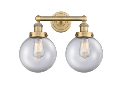 Bathroom Fixtures Two Lights by Innovations ( 405 | 616-2W-BB-G202-8 Edison ) 