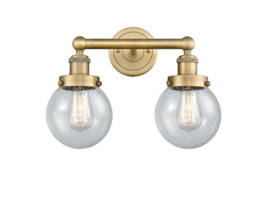 Bathroom Fixtures Two Lights by Innovations ( 405 | 616-2W-BB-G204-6 Edison ) 