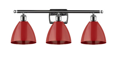 Bathroom Fixtures Three Lights by Innovations ( 405 | 516-3W-PC-MBD-75-RD Ballston ) 