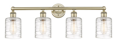 Bathroom Fixtures Four Lights by Innovations ( 405 | 616-4W-AB-G1113 Edison ) 