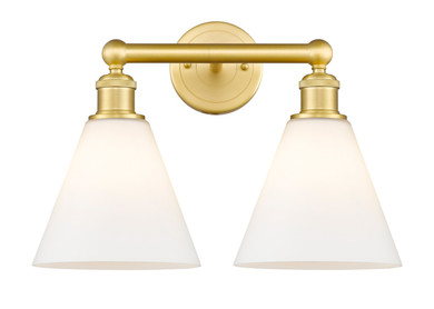Bathroom Fixtures Two Lights by Innovations ( 405 | 616-2W-SG-GBC-81 Edison ) 