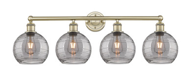 Bathroom Fixtures Four Lights by Innovations ( 405 | 616-4W-AB-G1213-8SM Edison ) 