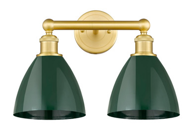 Bathroom Fixtures Two Lights by Innovations ( 405 | 616-2W-SG-MBD-75-GR Edison ) 