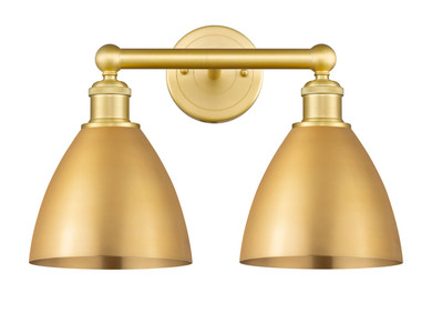 Bathroom Fixtures Two Lights by Innovations ( 405 | 616-2W-SG-MBD-75-SG Edison ) 