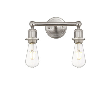 Bathroom Fixtures Two Lights by Innovations ( 405 | 616-2W-SN Edison ) 
