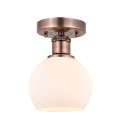 Flush Mounts Glass Down by Innovations ( 405 | 616-1F-AC-G121-6 Edison ) 