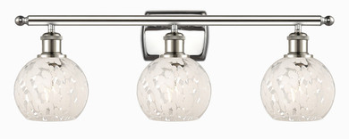 Bathroom Fixtures Three Lights by Innovations ( 405 | 516-3W-PN-G1216-6WM Ballston ) 