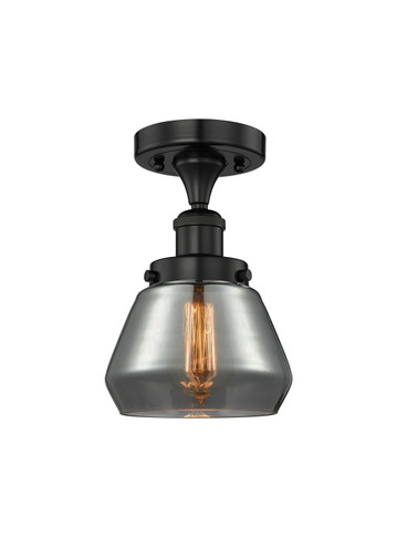 Semi-Flush Mts. Glass Down by Innovations ( 405 | 616-1F-BK-G173 Edison ) 