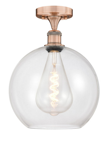 Semi-Flush Mts. Glass Down by Innovations ( 405 | 616-1F-AC-G122-12 Edison ) 