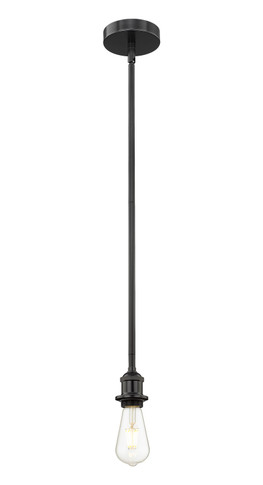 Mini Pendants Exposed Lamps by Innovations ( 405 | 616-1S-BK Edison ) 