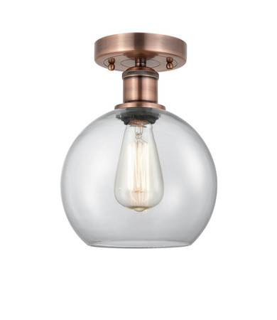 Flush Mounts Glass Down by Innovations ( 405 | 616-1F-AC-G122-8 Edison ) 