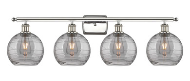 Bathroom Fixtures Four Lights by Innovations ( 405 | 516-4W-PN-G1213-8SM Ballston ) 