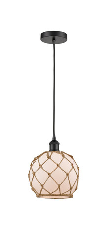 Mini Pendants Glass Down by Innovations ( 405 | 616-1P-BK-G121-8RB Edison ) 