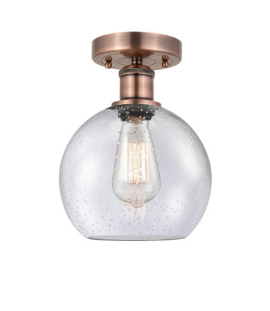 Flush Mounts Glass Down by Innovations ( 405 | 616-1F-AC-G124-8 Edison ) 