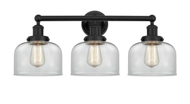 Bathroom Fixtures Three Lights by Innovations ( 405 | 616-3W-BK-G72 Edison ) 