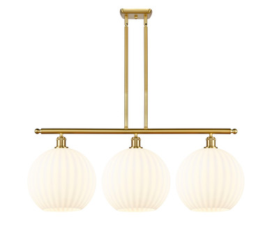 Linear/Island 3 Light Bar by Innovations ( 405 | 516-3I-SG-G1217-12WV Ballston ) 