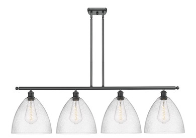 Linear/Island 4 Light + by Innovations ( 405 | 516-4I-BK-GBD-124-LED Ballston ) 