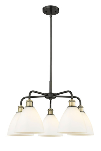 Mid. Chandeliers Glass Down by Innovations ( 405 | 516-5CR-BAB-GBD-751 Ballston ) 