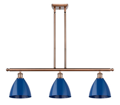 Linear/Island 3 Light Bar by Innovations ( 405 | 516-3I-AC-MBD-75-BL Ballston ) 