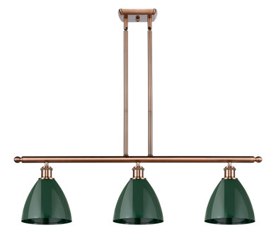 Linear/Island 3 Light Bar by Innovations ( 405 | 516-3I-AC-MBD-75-GR Ballston ) 