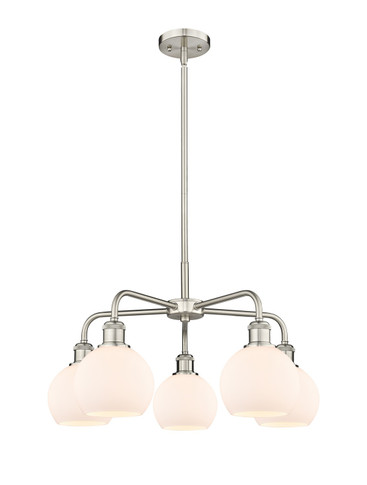 Mid. Chandeliers Glass Down by Innovations ( 405 | 516-5CR-SN-G121-6 Ballston ) 