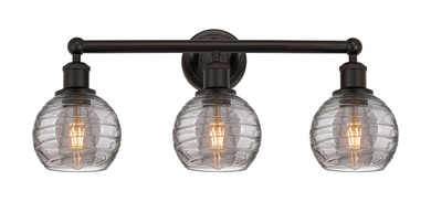 Bathroom Fixtures Three Lights by Innovations ( 405 | 616-3W-OB-G1213-6SM Edison ) 