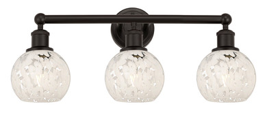 Bathroom Fixtures Three Lights by Innovations ( 405 | 616-3W-OB-G1216-6WM Edison ) 