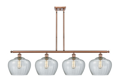Linear/Island 4 Light + by Innovations ( 405 | 516-4I-AC-G92-L-LED Ballston ) 