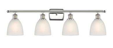 Bathroom Fixtures Four Lights by Innovations ( 405 | 516-4W-PN-G381-LED Ballston ) 