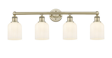 Bathroom Fixtures Four Lights by Innovations ( 405 | 616-4W-AB-G559-5GWH Edison ) 