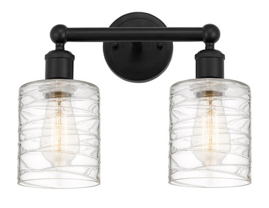 Bathroom Fixtures Two Lights by Innovations ( 405 | 616-2W-BK-G1113 Edison ) 